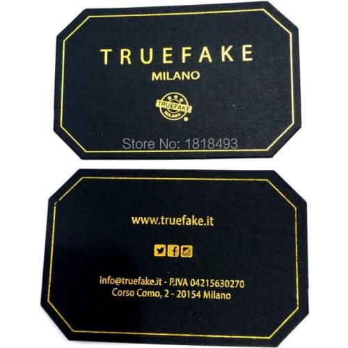 Customized business card/black matte paper tags/golden stamping labels/clothing hang tag/post card/bag maintenance card brand