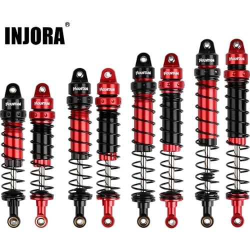 INJORA RC Car 2Pcs 90/100/110/120mm Shock Absorber Damper For 1/10 RC Crawler Axial SCX10 90046 AXI231017 Traxxas TRX-4 D90