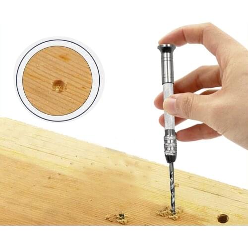 DIY tool mini hand twist drill resin wood manual puncher hand tool drill bit for jewelry making