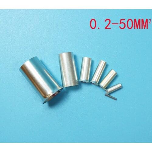 100PCS EN0306 Tube Naked Terminal Bootlace Cooper Ferrules kit set Wire Copper Crimp Connector Insulated Cord Pin