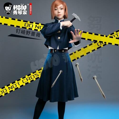 HSIU Anime Jujutsu Kaisen Cosplay Nobara Kugisaki clothing Japanese school uniform uniform skirt