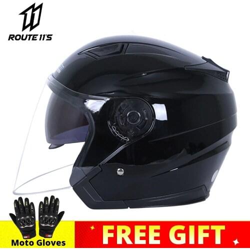 JIEKAI Motorcycle Helmet Open Face Helmets Motocicleta Cascos Para Motorbike Scooter Riding Safety Helmet Cascos Para Moto