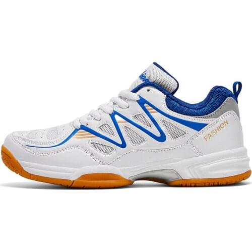 Men/Women Professional Table tennis Badminton shoes Anti-Slippery Sport Shoes for Unisex Sneakers Training Tennis Sneakers 38-48