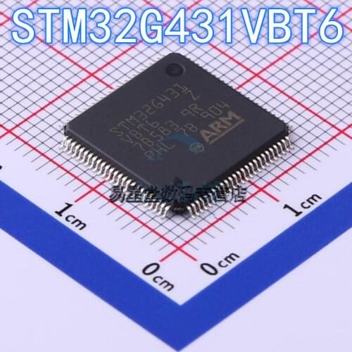 1PCS 100% new original authentic STM32G431VBT6 QFP-100 32G431VBT6 QFP100 32-bit microcontroller chip 170MHz/128KB