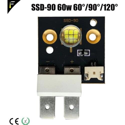 SSD-90 60w 75w 90w Led Follow Spot Light Projector DIY Cold White Light LED Moving Head Light Leds SSD90 DIY Spare Parts