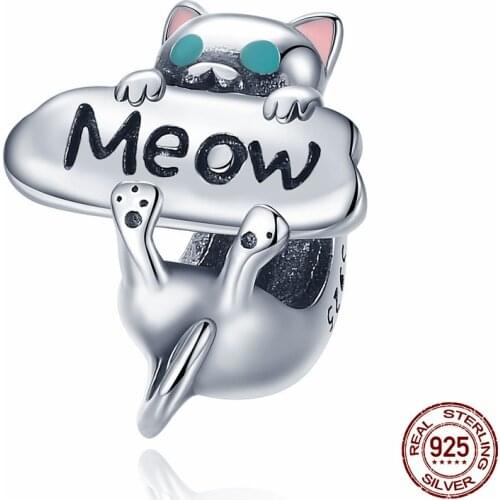 Silver 925 Pink Enamel Flower Charm for Women Original Bracelet Bangle 925 Sterling Silver DIY Jewelry Beads CMC1669