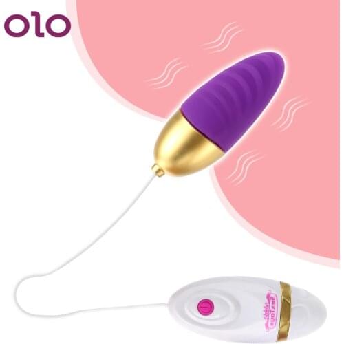 OLO Exerciser Kegel balls Remote Control Egg Vibrator Clitoris Stimulation Vibrating Egg Multispeed Sex Toys For Women
