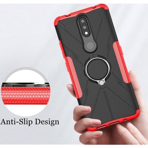 ShockProof Magnet Case For OPPO Realme 8 Pro C20 C21 Matte Silicone Armor Ring Shell Case Back Cover For OPPO C20 C21 Funda