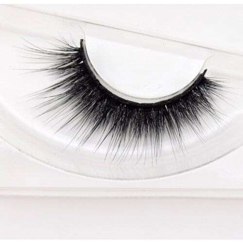 Visofree Mink Eyelashes 3D Mink Lashes Thick HandMade Full Strip Lashes Cruelty Free silk Lashes False Eyelashes Makeup silk d57