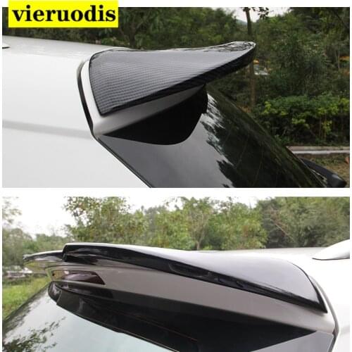 For Skoda Kodiaq 2017 to 2019 Carbon Fiber/ABS Rear Spoiler Car External White Black Spoiler Trunk Boot Tail Wing Car Styling