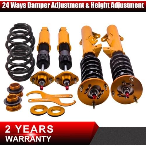 24 Ways Adjust Damper Coilover Shock Absorber Coil Struts For BMW E36 3 Series for M3 318i 323i 325i 1990-1998 Suspension Mount