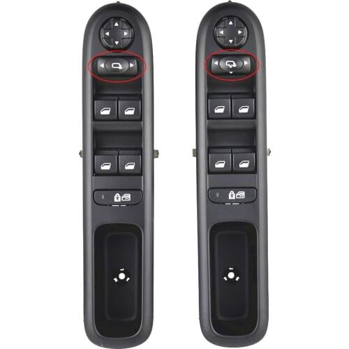 96650621ZD 96644917XT New Hatchback Wagon Left Front Door Lifter Master Window Power Switch For Peugeot 3008 5008 2009-2016