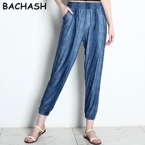 Женские брюки с высокой талией BACHASH China At AliExpress