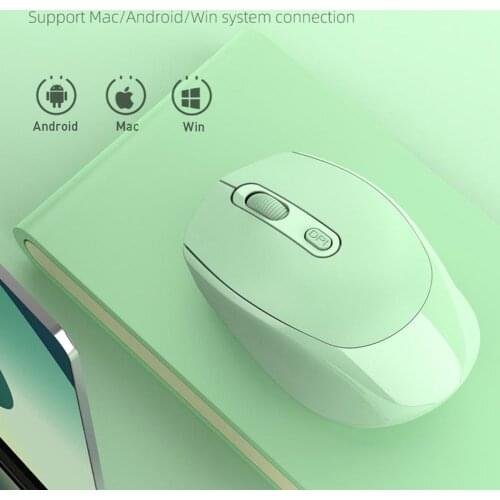 Bluetooth 5.1 +2.4G Wireless Dual Mode Mouse Rechargeable Optical Computer Mouse Portable Silent Gaming Mice for PC Laptop