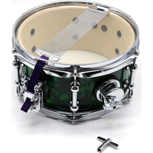 Celluloid body snare drum 10 inch diameter x 5 inch depth