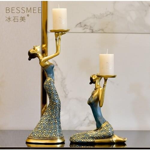 Tea Light Candle Holder Candlestick Wedding Home Candelabra Centerpieces Table Gold Farolillos Decoracion Wood Moroccan Decor 55