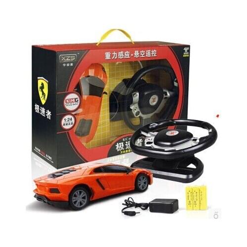 Child electric toy car remote control toy car little boy steering wheel induction charge remote control car