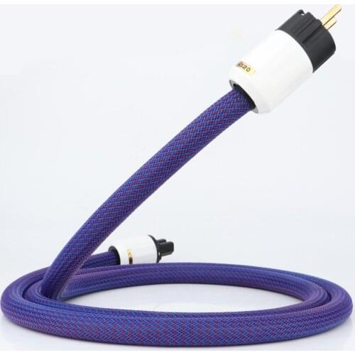 Schuko Power Cable HIFI Power Cable High Purity Copper Audiophile Power Cord For CD Ampliferhome theatre HIFI