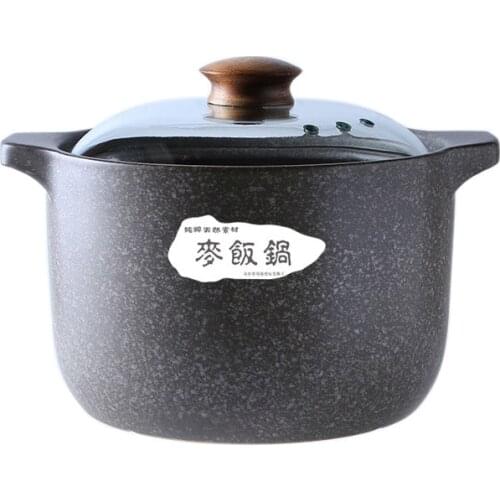 Maifan stone casserole pot soup Ming fire high temperature resistant ceramic pot Chinese New Year annual gift custom ceramic pot