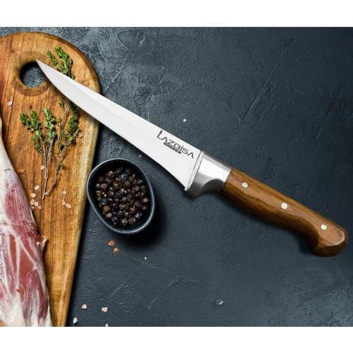 Lazbisa Kitchen Knife Set Meat Bone Swimming Slicing Mincer Fruit Vegetable Butcher Knife