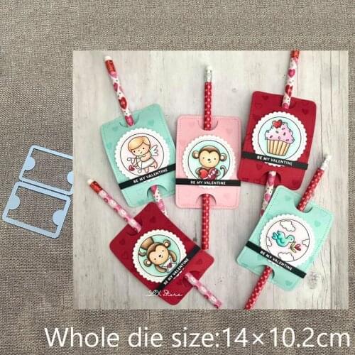 New Design Craft Metal stencil mold Cutting Dies Gift Card Holder decoration scrapbook die cuts Album Paper Card Craft Embossing