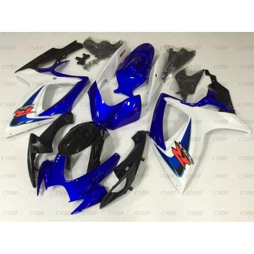 For Suzuki GSXR750 2006 - 2007 K6 Abs Fairing GSXR 750 2006 Fairings GSXR 600 06 Blue White Black Fairings
