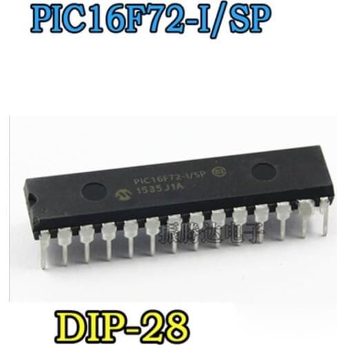 PIC16F72-I/SP PIC PIC16 PIC16F PIC16F72 PIC16F72-I DIP-28 IC MCU FLASH