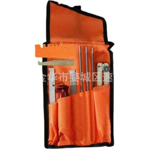 Gasoline Chain Saw File Tool Kit Track Table Mill File Double Fine Tooth Universal Accessories Chain Saw File 8 Piece Set