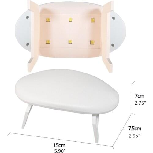 Portable Mini LED Resin Curing Lamp UV Dryer GEL Curing Lights USB Charge Jewerly Making Tools