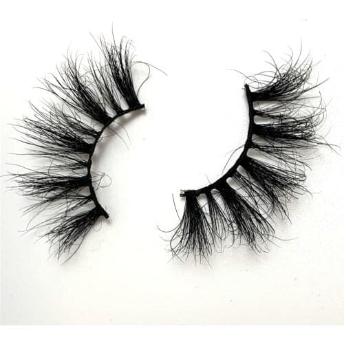 25mm mink lashes 100% handmade natural thick Eye lashes wispy makeup extention 3D mink hair volume soft false eyelashes GS513