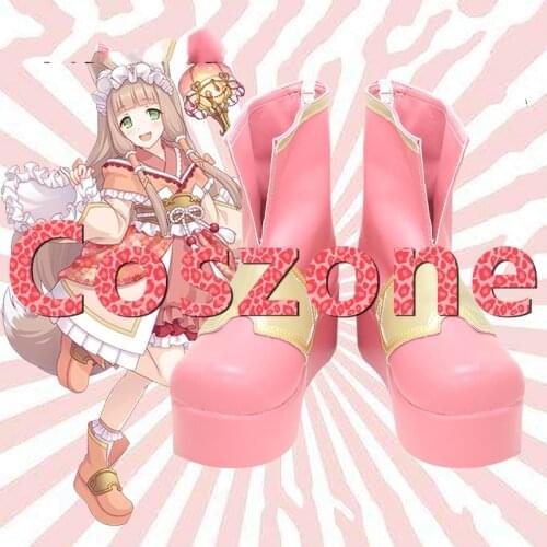 Japanese Anime Princess Connect! Re:Dive Maho Cosplay Shoes Boots Halloween Carnival Cosplay Costume Accessories