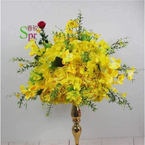 SPR 3D wedding table centerpiece flower ball wedding decoration artificial arch flowers party home backdrop decorative flore