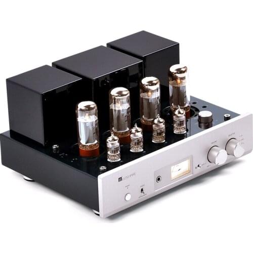 MUZISHARE X5 fever bile amplifier, EL34 tube, harmonic distortion 1% (1KHZ) machine frequency response 10HZ~50KHZ (-1.5DB)