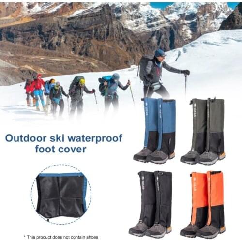 Waterproof Snow Leg Gaiters Hiking Boot Legging Shoes Warmer Gaiters for Winter Outdoor Camping Trekking Climbing Hunting