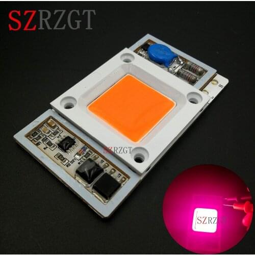 High Power LED Chip 50W Full Spectrum 400-840nm No Need Driver Light Bead DIY 50Watt Grow Light For Plant Flower Growth