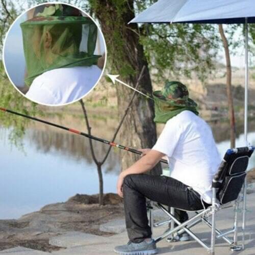 Beekeeping Jungle Protect Hat Anti-Mosquito Bee Keep Equipment Fishing Sunscreen Mesh Cap