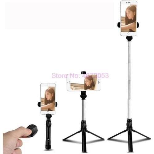 100pcs Bluetooth Selfie Stick Wireless Tripod Handheld Monopod Folded Stabilizee Stand for Phone Studio Live Stream for phone