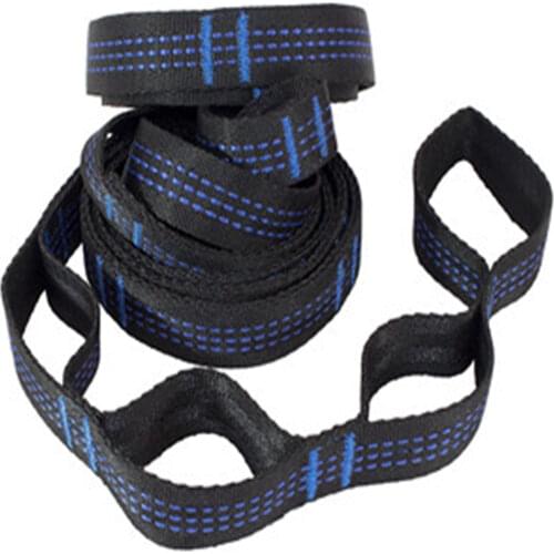 2PCS Adjustable Hammock Straps with Buckle Loops Outdoor Furniture Tree Hanging Aerial Yoga Hammock Strap Rope Belt Hamaca