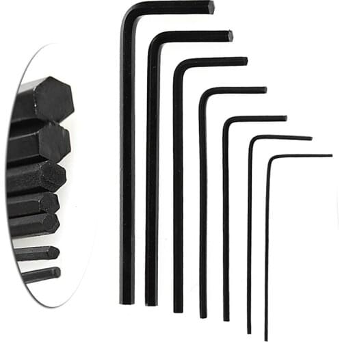 7Pcs 0.7mm-3mm Mini Hexagon Hex Allen Key Set Wrench Screwdriver Tool Kit