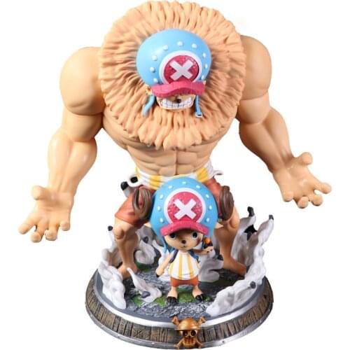 One Piece Anime Figure Action GK Tony Tony Chopper Figma Oversized 39cm ABS Model Battle Statue Desktop Collection Gift Kid Toys