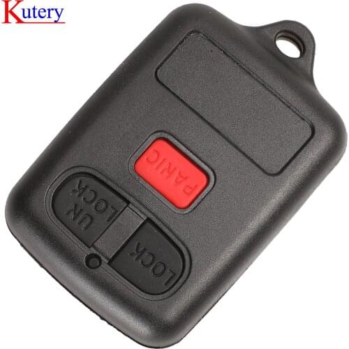 Kutery for Toyota Vios fit BYD F3 F3R Remote Key Shell Cover Case 3 Button Keyless Entry Car Key Fob Replacement