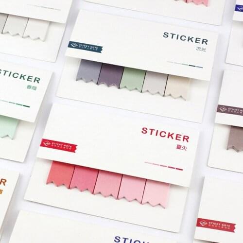 Diy Korean Cute Creative Office Novelty Sticky Notes Planner Stickers Page Index Office School Supplies Stationery