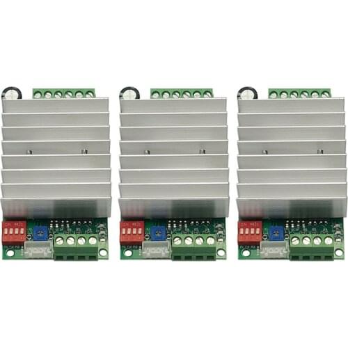 3pcs/lot CNC TB6600 Stepper Motor Driver TB6600-1 10-45V 4.5A Two Phase Hybrid Controller for cnc router engraving machine