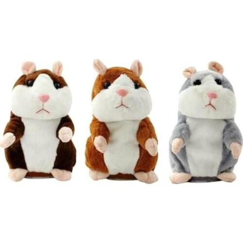 16CM Genius Electronic Pet Plush Toy Repeat What You Say Educational Talking Stuffed Animal Toys for Children