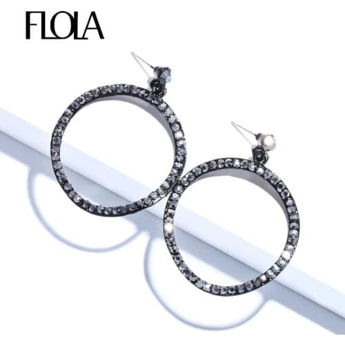 Женские серебрянные серьги FLOLA China At AliExpress