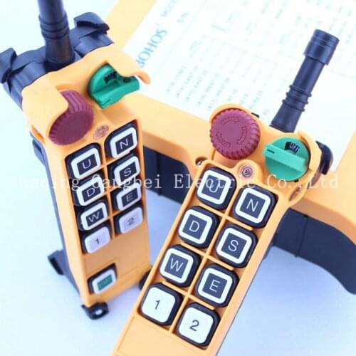 HS-8D (include 2 transmitter and 1 receiver) crane remote control Double speed with emergency stop