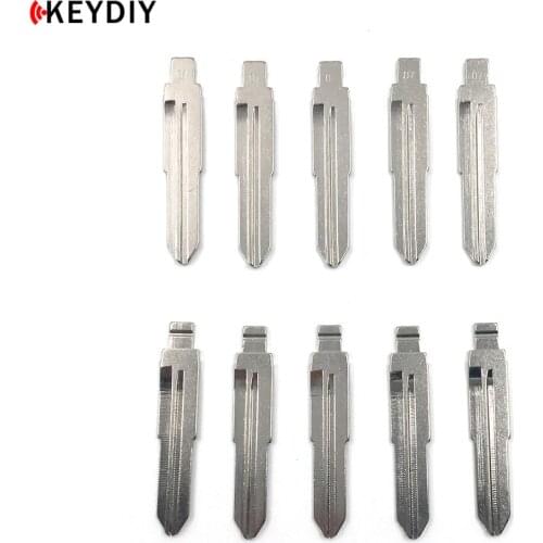 KEYDIY 10pcs/lot Metal Blank Uncut Flip JMD/VVDI/KD Remote Key Blade Type #07 for Mitsubishi Key Blade