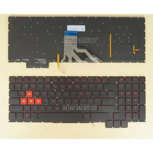 New For HP OMEN 15-CE 15-ce001la 15-ce002la keyboard Latin Spanish Teclado Red Backlit