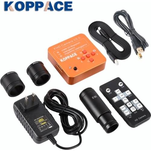KOPPCE 21 Million Pixel Microscope Camera 0.5X Electronic Eyepiece HDMI Camera Interface 23.2mm To 30mm And 30.5mm Adapter