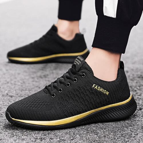 Mens Sneakers Unisex Outdoor Walking Shoes Fashion Breathable Comfortable Casual Footwear Plus Size 35-47